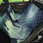 Zombie Hand Rising From Grave Print Pet Car Back Seat Cover